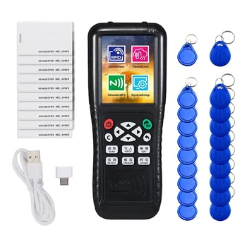  1 Комплект ABS NFC Считыватель смарт-карт Писатель RFID Копировальный аппарат Английская версия Icopy X100 NFC ID IC Reader