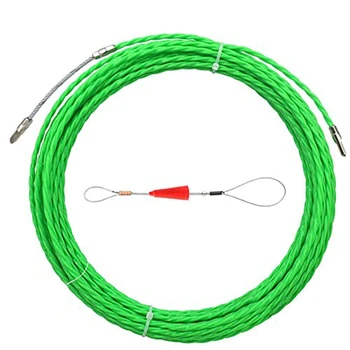  1 комплект съемника кабеля для рыбьей ленты 4,5 мм, съемник электрического кабеля для домашних животных, 10 м, 33 фута, зеленый полиэстер