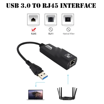  1000 Мбит/с USB3.0 Проводной USB к Rj45 Lan Ethernet Адаптер Сетевая карта Для Портативных ПК