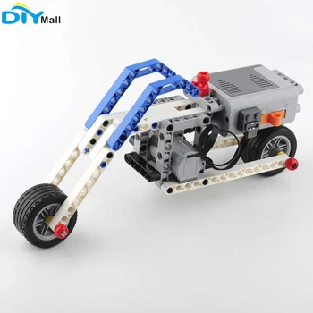  101 шт. 5 М-D DIY Робот Автомобильный Строительный Блок Мотоцикл MOC Функции Питания, совместимые с Legoed M-Motor 8883 AA Батарейный блок 8881