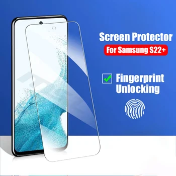  2 Шт. Защитное Стекло Для Samsung Galaxy S21 S22 Плюс Закаленное Стекло Для Samsung S20 FE S22 + Поддержка Разблокировки Отпечатков пальцев