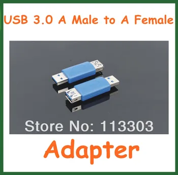  20шт USB 3.0 Штекерно-гнездовой адаптер USB 3.0 Штекерно-гнездовой Разъем Extender Extension Converter поставляется с номером отслеживания