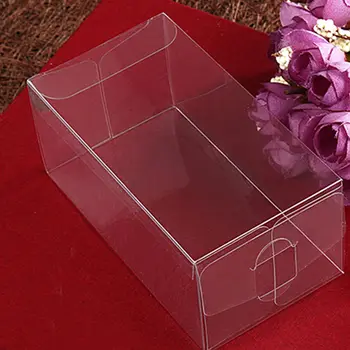  50шт 3,5x7x9 Подарочная Коробка Для ювелирных Изделий Прозрачные Коробки Пластиковая Коробка Прозрачная Коробка Для Хранения ПВХ Упаковка Дисплей ПВХ Boxen Для Ср/Рождества