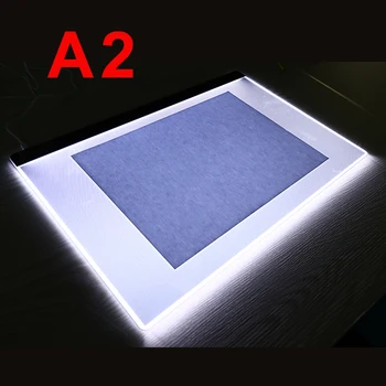  A2 (60x40 см) Планшет для рисования LED Digital Graphics Light Pad Коробка для рисования Трассировочная Панель Аксессуары для алмазной живописи Копировальная доска