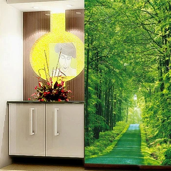  Beibehang Модные HD обои березовый лес, парк, зеленые деревья, солнечная веранда, установка двери, обои papel de parede, 3D обои