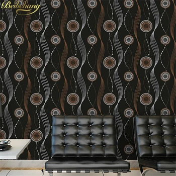  beibehang Современный черный круг кривой papel de parede 3D обои для гостиной, спальни, рулон настенной бумаги, Роскошное украшение дома