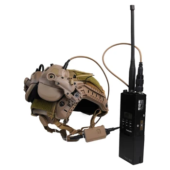  Chierda OEM C3 & PRC-148/152A Военный палец PTT подключается к гарнитуре Walkie Talkie Radio для набора средств связи