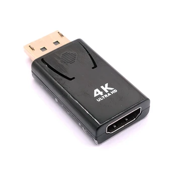  DP ZUM HD-kompatibel Max 4K Display Port DP Stecker Auf HD Buchse Adapter Schwarz Hohe Qualität Dp zu Hd Konverter Für HDT