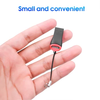  Kebidumei Mini Card Reader Micro USB 2,0 SD Флэш-память SDHC Адаптер Для Ноутбука Высокого Качества T-Flash TF Card Reader