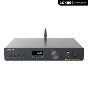  LOXJIE D40 PRO Аудио ЦАП и усилитель для наушников MQA-CD ES9039MSPRO XU316 DSD512 Bluetooth 5.1 LDAC APTXHD I2S AES с дистанционным управлением