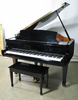  Middleford Лучшая цена Модель детского рояля Knabe KN-520; Глянцевый черный со скамейкой; Исключительно чистый