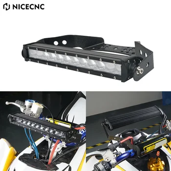  NiceCNC Универсальная Передняя Фара ATV 60 Вт 5200 Люмен 13,5 Дюймов С Монтажными Кронштейнами Для Yamaha Honda Suzuki Kawasaki