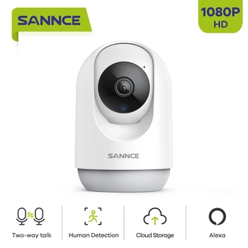  SANNCE 1080P FHD Умная Беспроводная PT IP-Камера Безопасности Радионяня Wifi Камера Домашней Безопасности Ночного Видения Камера Видеонаблюдения