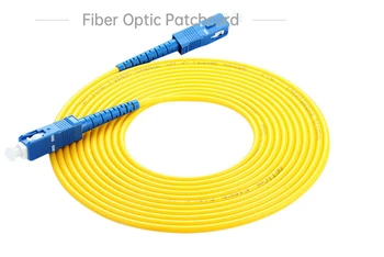  SC UPC Однорежимный Волоконно-оптический Патч-кабель SC UPC SM 2,0 мм 3,0 мм 9/125 мкм FTTH Волоконный Патч-Корд Перемычка Оптического волокна