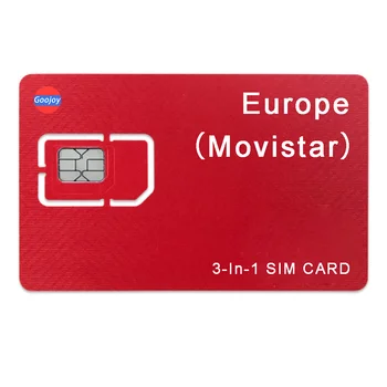  Sim-карта Movistar Europe, Предоплаченная Sim-карта Europe, Безлимитные данные Sim, Бесплатные безлимитные данные Sim в Интернете, sim-карта 4g/ 5g Europe Data