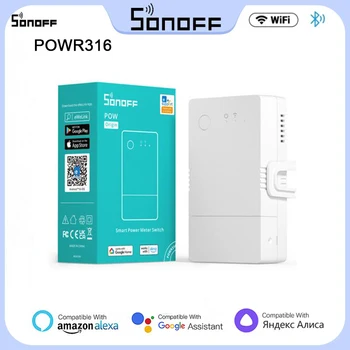  SONOFF POW Origin Умный Переключатель Измерителя мощности Защита От перегрузки Wifi Переключатель энергии Поддержка Alexa Google Home Assistant Ewelink