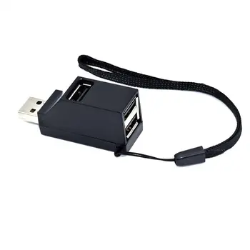 USB 3,0 Классический Мини 3 Порта Высокоскоростной Передачи данных Разветвитель Коробка Адаптер Для Ноутбука MacBook Pro PC Многопортовый USB-концентратор