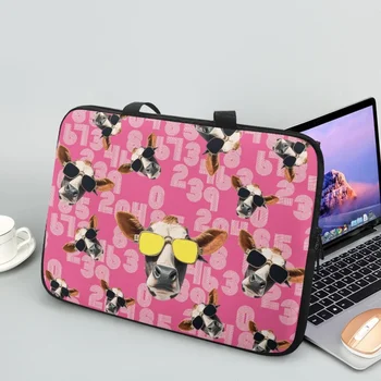  Yikeluo Модная сумка для ноутбука с принтом мультяшных животных для Apple Huawei Универсальная дорожная сумка для 10.12.13.15.17-дюймовый чехол для компьютера