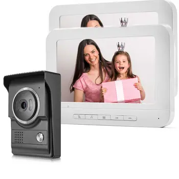  Yobang Security 7-дюймовый проводной видеодомофон Видеодомофон с громкой связью с наружной ИК-камерой