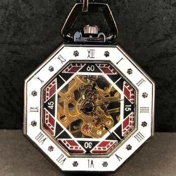  Антикварные ретро-квадратные механические карманные часы в китайском стиле, Мужское Женское ожерелье, Подвесные часы, Классические с цепочкой, подарки