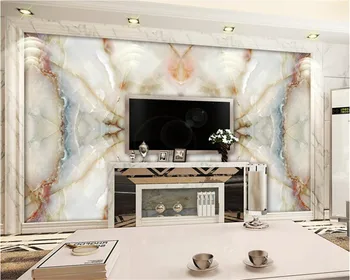  бейбехан Мраморный фон 3D обои фреска HD мраморная картина фон настенная плитка фреска нефритовый камень обои для интерьера отеля