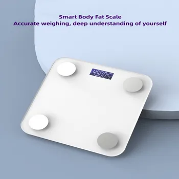  Весы Из Закаленного Стекла Smart Human Body Электронные Весы Для Здоровья Usb Зарядка Bascula Цифровое Песо Телесная Умная Ванная Комната
