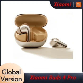  Глобальная версия Xiaomi Buds 4 Pro TWS Наушники Bluetooth 5.3 с активным шумоподавлением 3 микрофона Беспроводные наушники для Mi 12