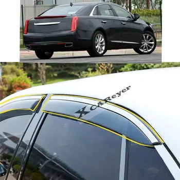  Для Cadillac XTS 2013 2014 2015 2016 2017 2018 2019 2020 2021 Наклейка на автомобиль Пластиковое Оконное стекло, Ветровой козырек, Защита от дождя/Солнца, Вентиляционное отверстие