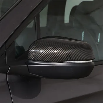  Для Honda Pilot 2015-22 ABS Матовый черный/из углеродного волокна, Автомобильное зеркало заднего вида, Защита от царапин, накладка, наклейка, Аксессуары