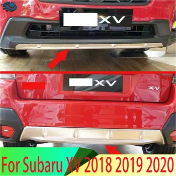  Для Subaru XV 2018 2019 2020, защитная накладка переднего и заднего бампера из нержавеющей стали