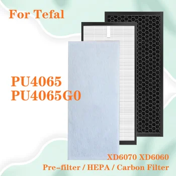  Для Tefal Intense Pure Air PU4065 PU4065G0 Фильтр-очиститель воздуха XD6070 и XD6060 Сменный HEPA-фильтр и Угольный фильтр