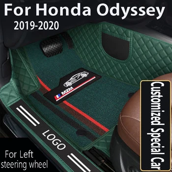  Коврики для Honda Odyssey 2020 2019 (7 мест), Автомобильные коврики, Автомобильные Ковры, Аксессуары для интерьера, Чехлы на заказ, Роскошные ковры