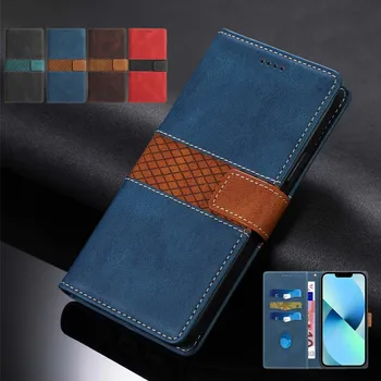  Кожаный Чехол-бумажник Для Телефона Samsung Galaxy S7 Edge S8 S9 S10 S20 S21 FE S22 Plus Note 20 10 Pro 9 8, Откидная Крышка-Книжка с Отделением для карт памяти