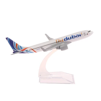 Масштаб 1:400 Металлическая Копия Самолета Dubai Airlines Boeing 737, Отлитая под давлением Модель Авиационного Самолета, Коллекционные Игрушки для мальчиков