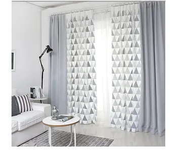  Модная геометрическая занавеска на заказ, современные занавески для гостиной, спальни, затенение в скандинавском стиле с принтом