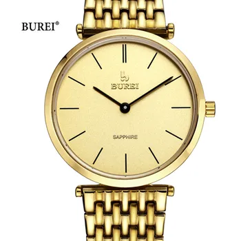  Модные Деловые Часы Бренда BUREI Для Мужчин, Роскошные Водонепроницаемые Ультратонкие Повседневные Сапфировые Кварцевые Наручные Часы Reloj Hombre 2022
