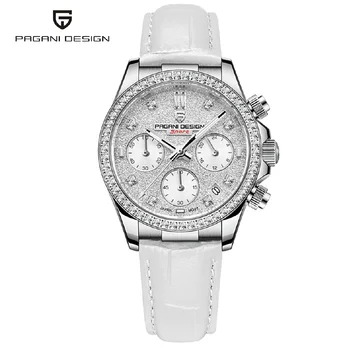  Модные многофункциональные женские кварцевые часы PAGANI DESIGN 36 мм, роскошные часы из сапфирового стекла для женщин, приятная упаковка, идеальный подарок