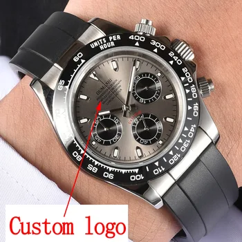  Мужские часы водонепроницаемые кварцевые часы vk63 с хронографом дизайна 2023, роскошные наручные часы для дайвинга, электронные часы для мужчин с циферблатом в виде панды
