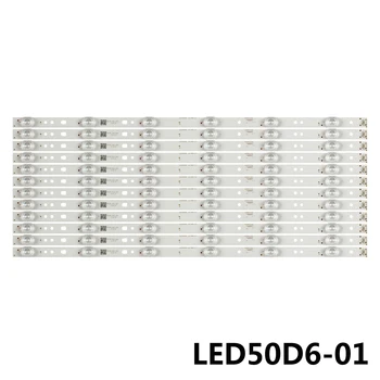  Новые 12 шт 6LED 495 мм светодиодные полосы подсветки для LE50A7100L LED50D6-ZC14-01 (A) (A) 30350006202 30350006201 30350006205 V500HJ1-PE8