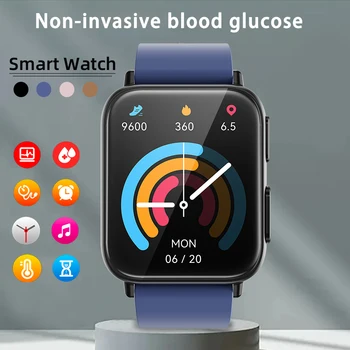  Новые Смарт-Часы ECG + PPG Для Мужчин, Пульсометр, Уровень глюкозы в крови, Температура, Часы для здоровья, IP68, Водонепроницаемые Смарт-часы Для Женщин, Xiaomi Android