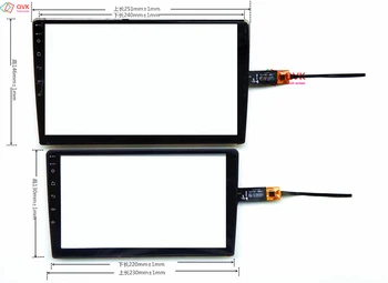  Новый 9 10,2 дюймовый черный P/N XC-PG9020-FPC-A11 GPS автомобильная навигация DVD радио карта емкостный сенсорный экран дигитайзер сенсор стеклянная панель