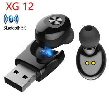  новый XG12 Беспроводной Bluetooth 5,0 Наушники Стерео Мини-Вкладыши Магнитный Hi-Fi Звук Спортивная Гарнитура Громкой Связи в Ухе с Микрофоном PK s650