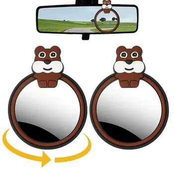  Слепое Зеркало Для Автомобиля 2шт Тонкие Автомобильные HD Стеклянные Зеркала Клейкие 360 Широкоугольные Боковые Зеркала Заднего Вида Для Легковых Автомобилей Внедорожников Грузовиков