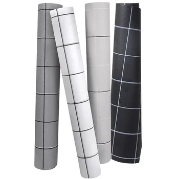  Современные минималистичные черно-белые клетчатые обои ins в скандинавском стиле гостиная домашний фон стены магазин одежды обои