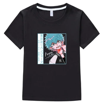  Токийские мстители Соуя Кавата Сенджу Кавараги, Эстетические футболки с аниме, Футболка с рисунком Манги для мальчиков, Модная футболка из 100% хлопка для девочек