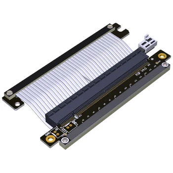  Удлинительный кабель ADT-Link PCIe 3.0 x16 с двойным Обратным Стояком PCI-e 3.0 Ленточный Шнур для ITX A4 PC Case RTX3090 RX6800xt Graphics