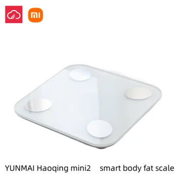  Умные весы Xiaomi YUNMAI Haoqing mini2 для измерения жировых отложений с 29 элементами данных о состоянии здоровья, светодиодный дисплей высокой четкости, подключенный к Mijia