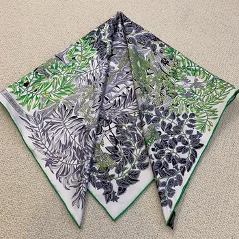  шейный платок-бандана из 100% шелка 18 мм, 35 
