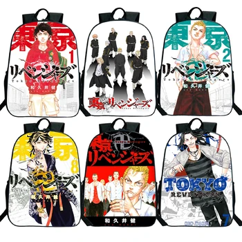  Школьные сумки Tokyo Revengers для подростков, школьный рюкзак Manjiro Ken Takemichi, Детский рюкзак для мальчиков и девочек, сумка для книг 16 дюймов