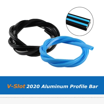  1 М Черный Синий 2020 Алюминиевый Профиль С V-Образным Пазом Для 3D-принтера Creality CR-10 CNC C-Beam Machine DIY